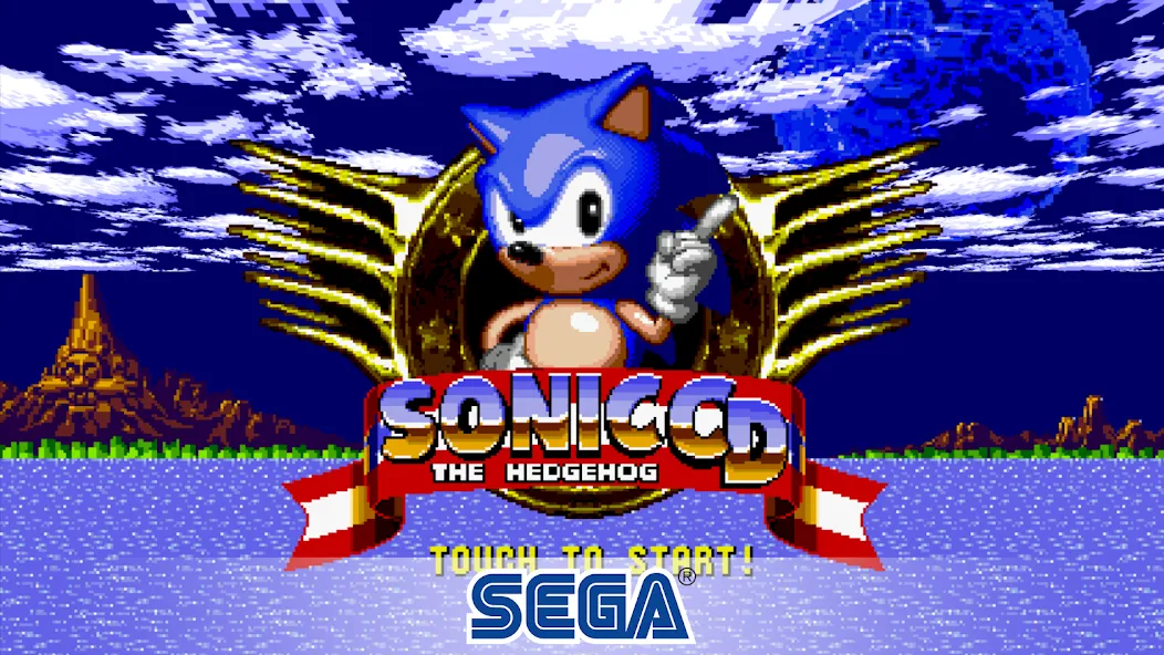 Sonic CD Classic (Соник СД Классик) [МОД: Много монет, Открытые уровни и Мега MOD] Screenshot 1