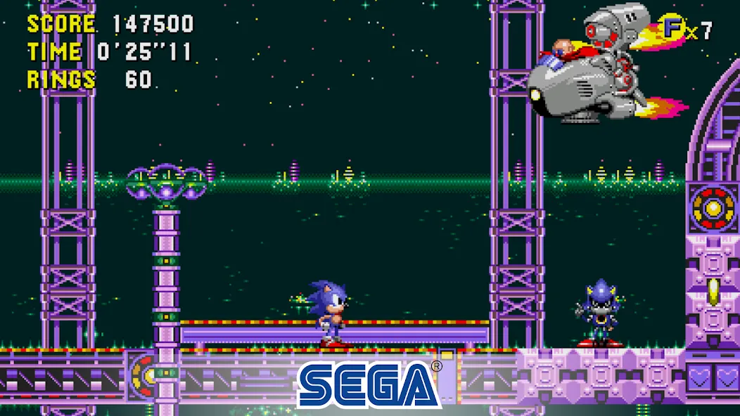 Sonic CD Classic (Соник СД Классик) [МОД: Много монет, Открытые уровни и Мега MOD] Screenshot 3