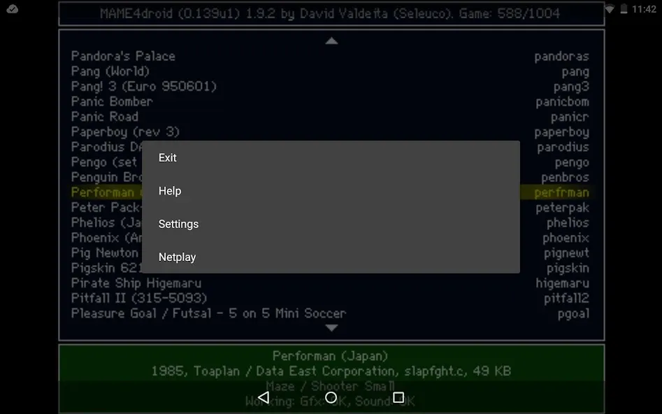 MAME4droid  (0.139u1) (МАМЕ4дроид) [MOD: Разблокировано] - Скриншот 4