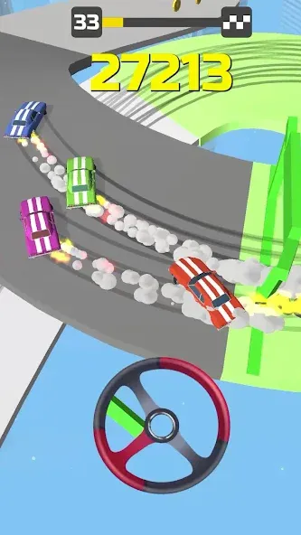 Hyper Drift! [МОД: Много монет, Открытые уровни и Мега MOD] Screenshot 3