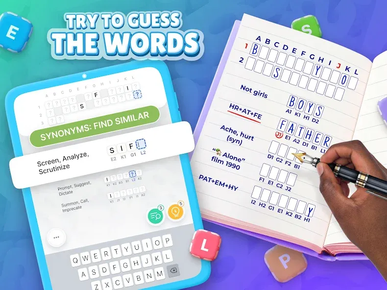 Acrostics－Cross Word Puzzles [МОД: Много монет, Открытые уровни и Мега MOD] Screenshot 4