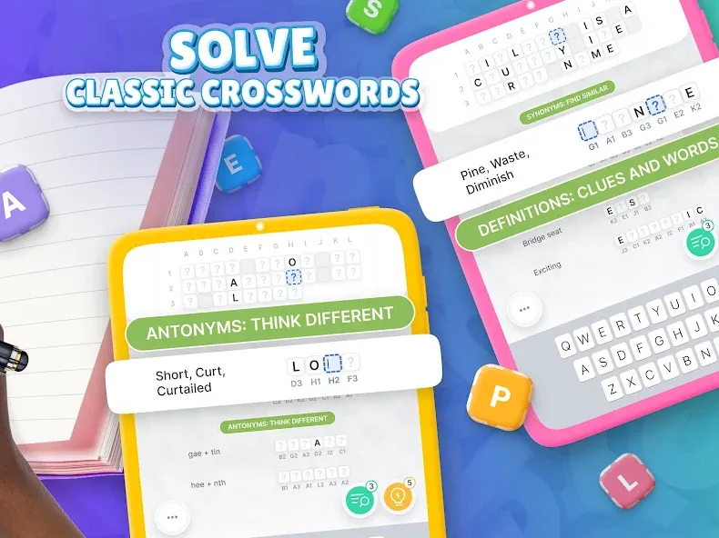 Acrostics－Cross Word Puzzles [МОД: Много монет, Открытые уровни и Мега MOD] Screenshot 5