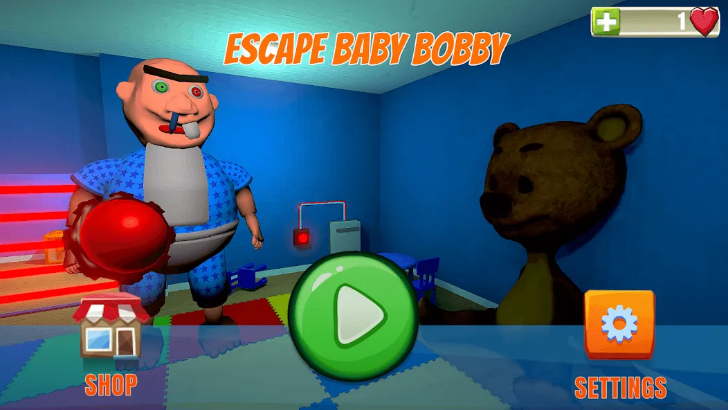 Escape Giant Obby (Эскеип Бэйби Бобби) [МОД: Меню, Бесконечные монеты и Открытые уровни] Screenshot 1