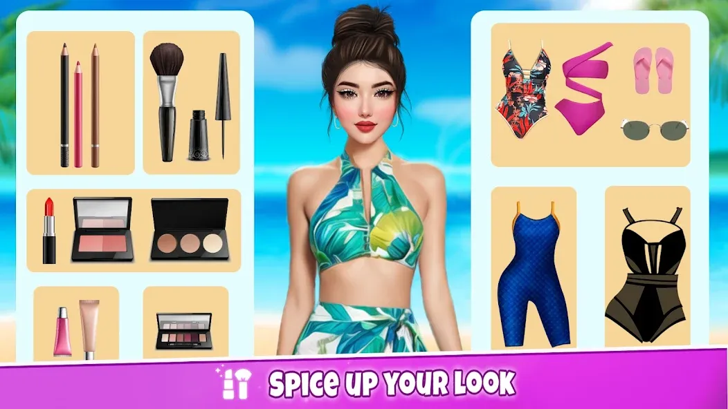 Fashion Artist: Makeup Game [МОД: Все открыто, Дополнительные деньги и Меню MOD] Screenshot 5
