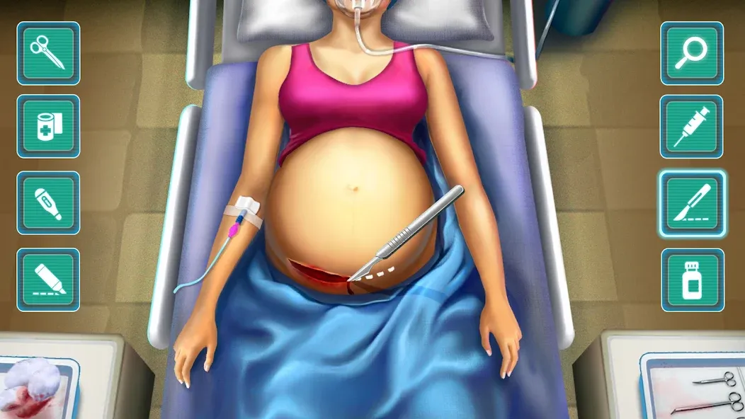 Surgery Simulator Doctor Game [МОД: Деньги, Монеты и Меню MOD] Screenshot 1