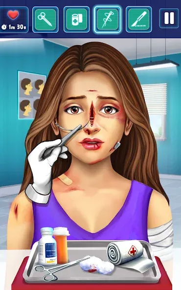 Surgery Simulator Doctor Game [МОД: Деньги, Монеты и Меню MOD] Screenshot 2
