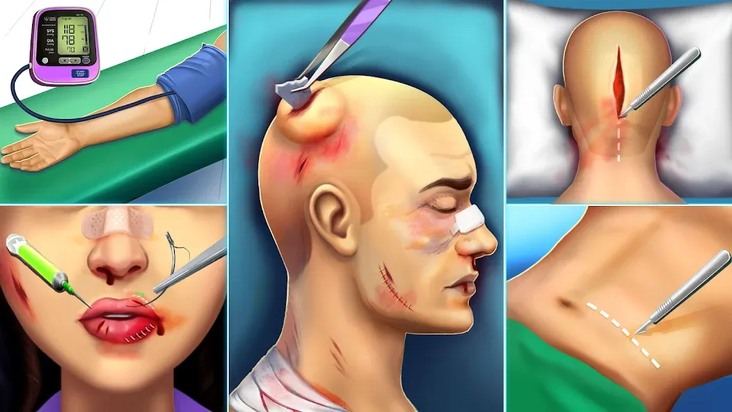 Surgery Simulator Doctor Game [МОД: Деньги, Монеты и Меню MOD] Screenshot 4