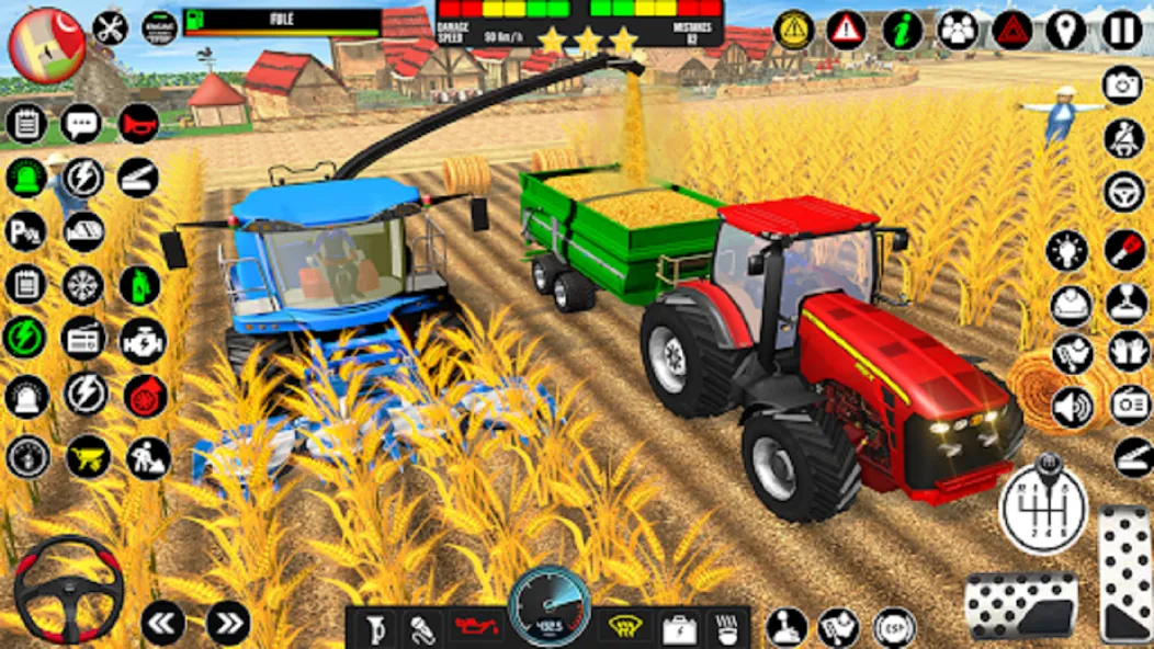 Indian Tractor Driving Game 3D (Фарминг Геймс) [МОД: Меню, Бесконечные монеты и Открытые уровни] Screenshot 3