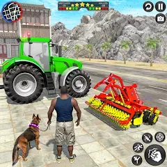 Скачать Indian Tractor Driving Game 3D (Фарминг Геймс) [МОД: Меню, Бесконечные монеты и Открытые уровни] | Взлом Indian Tractor Driving Game 3D на Андроид