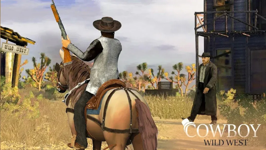West Cowboy - Gunfighter Game (Уэст Ковбой) [МОД: Бесконечные деньги, Монеты и Мега MOD] Screenshot 4