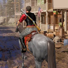 Скачать West Cowboy - Gunfighter Game (Уэст Ковбой) [МОД: Бесконечные деньги, Монеты и Мега MOD] | Взлом West Cowboy - Gunfighter Game на Андроид
