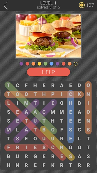10x10 Word Search (десять на десять) [МОД: Все открыто, Дополнительные деньги и Меню MOD] Screenshot 4
