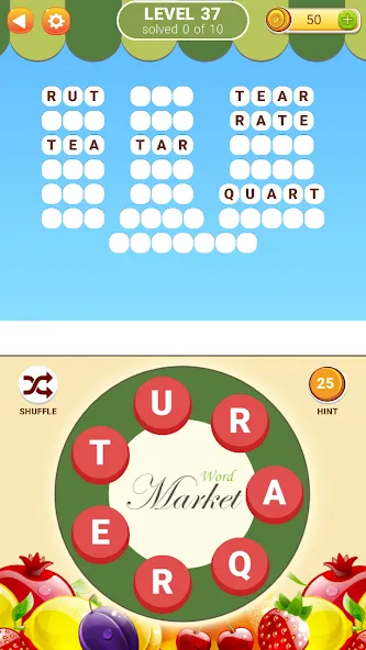 Word Market 2 [МОД: Меню, Бесконечные монеты и Открытые уровни] Screenshot 4