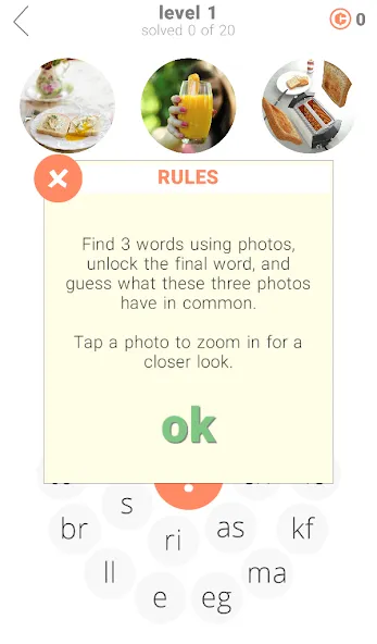 3 Circles: Word Game [МОД: Меню, Бесконечные монеты и Открытые уровни] Screenshot 2