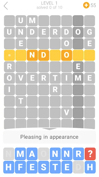 Word Tower Crosswords [МОД: Бесконечные деньги, Монеты и Мега MOD] Screenshot 3