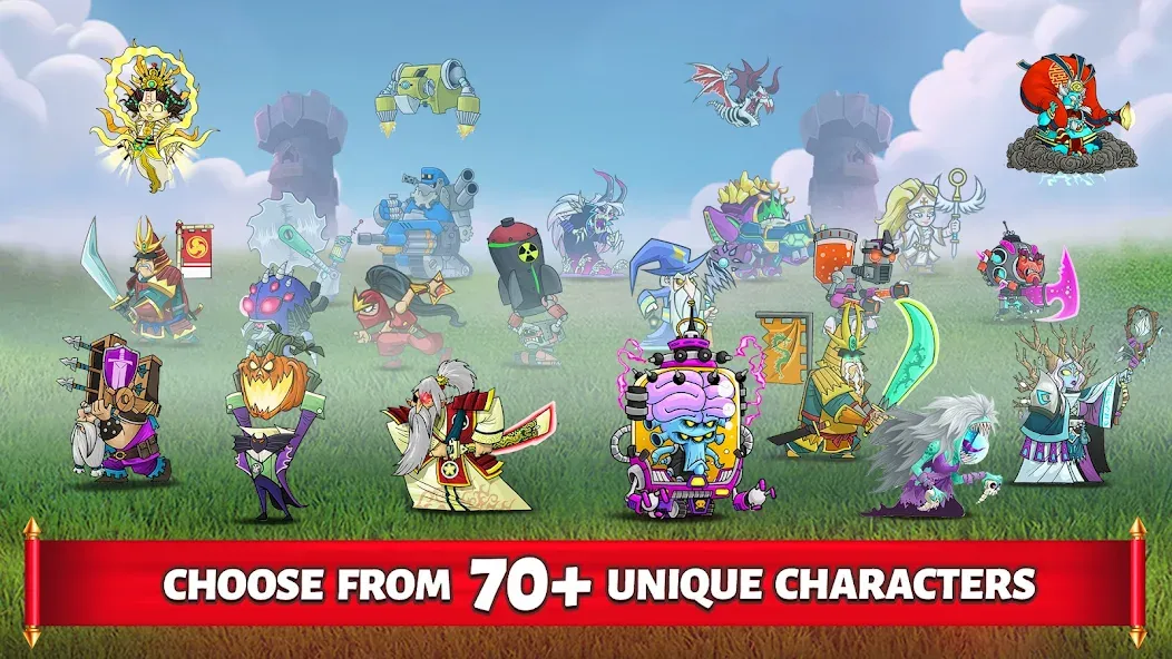 Tower Conquest: Tower Defense [МОД: Все открыто, Дополнительные деньги и Меню MOD] Screenshot 1