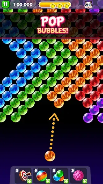 Bubble Shooter: Panda Pop! (Панда Поп) [МОД: Бесконечные деньги, Монеты и Мега MOD] Screenshot 1