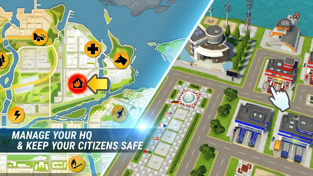 EMERGENCY HQ: rescue strategy (ЭМЕРДЖЕНСИ ХК Экстренный штаб) [МОД: Бесконечные деньги, Монеты и Мега MOD] Screenshot 5