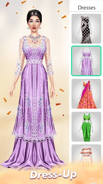 Makeup, Fashion Dress up Games [МОД: Все открыто, Дополнительные деньги и Меню MOD] Screenshot 3
