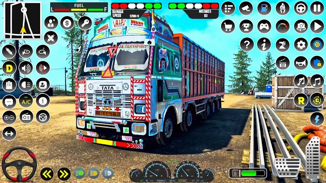 Indian Truck Driver Simulator [МОД: Меню, Бесконечные монеты и Открытые уровни] Screenshot 4