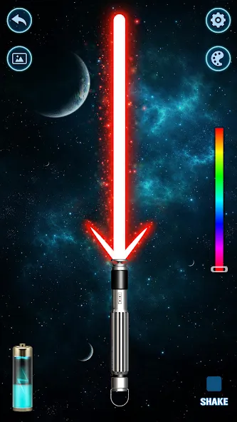 Lightsaber Gun Simulator [МОД: Деньги, Монеты и Меню MOD] Screenshot 4