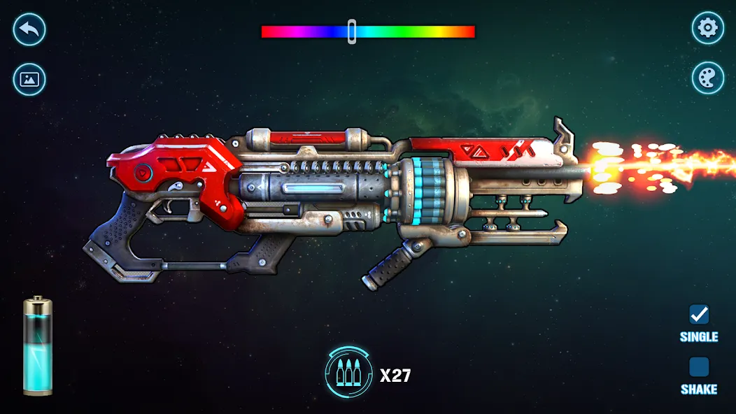 Lightsaber Gun Simulator [МОД: Деньги, Монеты и Меню MOD] Screenshot 5