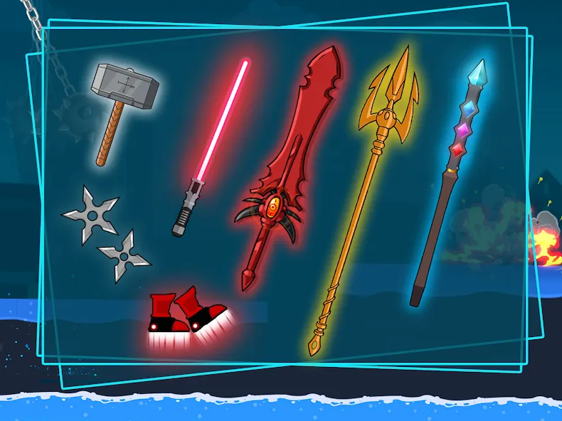 Stick-man Fighting Games [МОД: Деньги, Монеты и Меню MOD] Screenshot 3