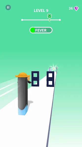 Jelly Shift - Obstacle Course (Джелли Шифт) [МОД: Меню, Бесконечные монеты и Открытые уровни] Screenshot 4