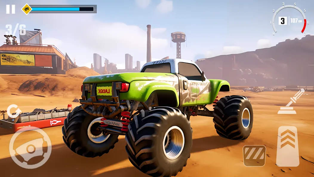 4x4 Monster Truck Racing Games (Монстр Трак Гонки игры) [МОД: Деньги, Монеты и Меню MOD] Screenshot 1