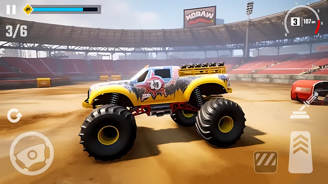 4x4 Monster Truck Racing Games (Монстр Трак Гонки игры) [МОД: Деньги, Монеты и Меню MOD] Screenshot 2
