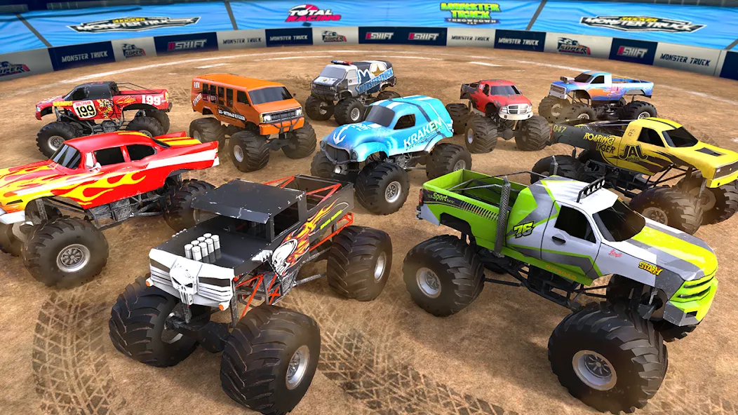 4x4 Monster Truck Racing Games (Монстр Трак Гонки игры) [МОД: Деньги, Монеты и Меню MOD] Screenshot 3
