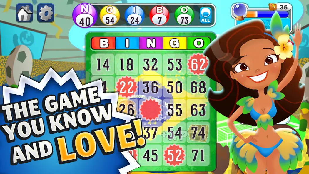 Bingo™: World Games [МОД: Деньги, Монеты и Меню MOD] Screenshot 1
