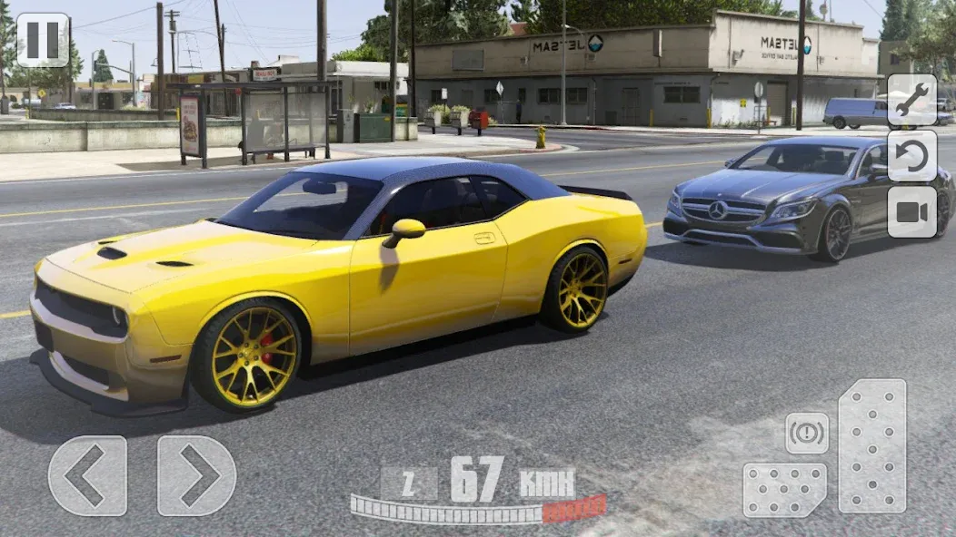 Simulator Dodge Demon Parking (Симулятор парковки  ) [МОД: Много денег, Монет и Все открыто] Screenshot 2