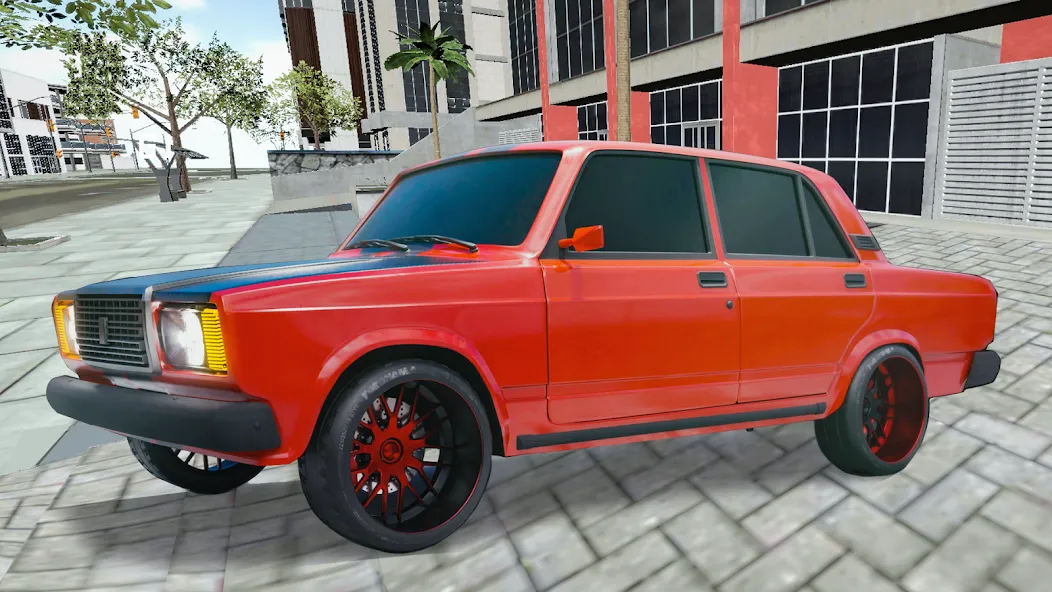 Drive Classic VAZ 2107 Parking [МОД: Много монет, Открытые уровни и Мега MOD] Screenshot 1