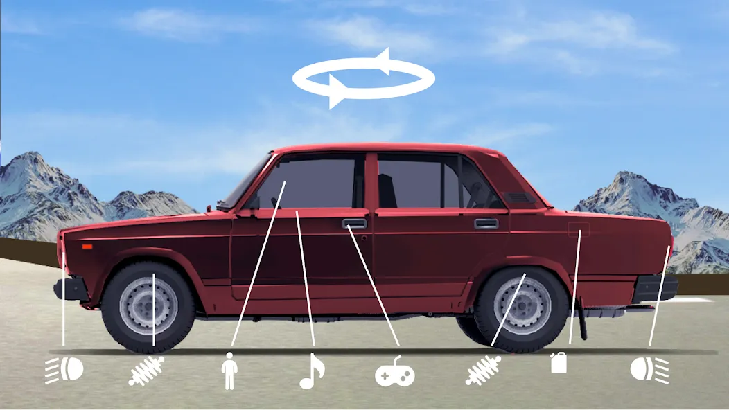 Drive Classic VAZ 2107 Parking [МОД: Много монет, Открытые уровни и Мега MOD] Screenshot 2