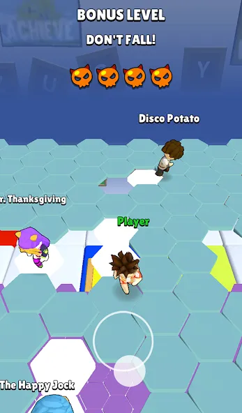 Fall Party.io: Match Race [МОД: Все открыто, Дополнительные деньги и Меню MOD] Screenshot 4