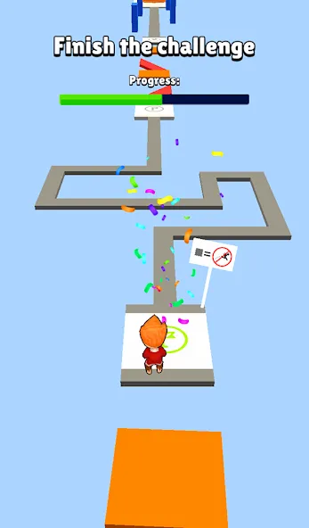 Fall Party.io: Match Race [МОД: Все открыто, Дополнительные деньги и Меню MOD] Screenshot 5