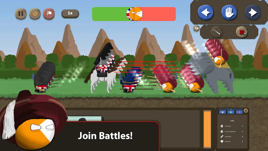 Countryballs at War (Кантриболс эт вор) [МОД: Много денег, Монет и Все открыто] Screenshot 3