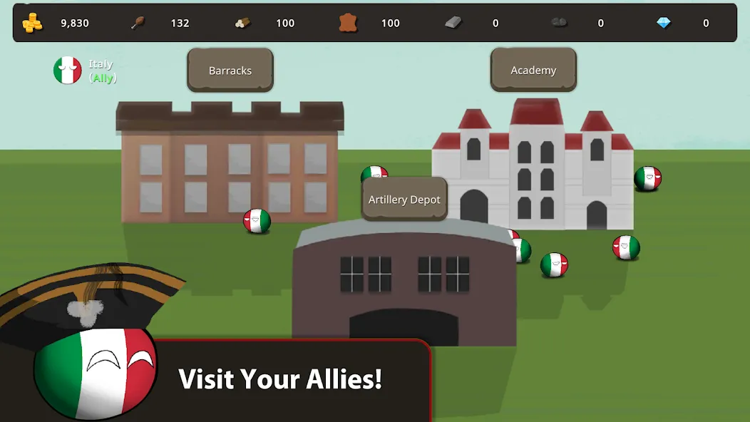 Countryballs at War (Кантриболс эт вор) [МОД: Много денег, Монет и Все открыто] Screenshot 5