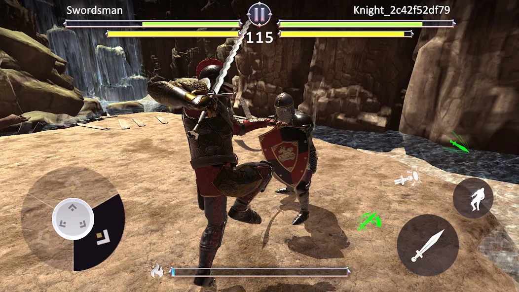 Knights Fight 2: New Blood (На русский язык это будет Найтс Файт 2) [МОД: Меню, Бесконечные монеты и Открытые уровни] Screenshot 4