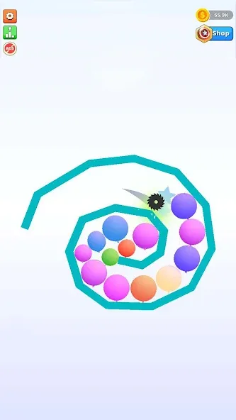 Bounce and pop - Puff Balloon [МОД: Много денег, Монет и Все открыто] Screenshot 4