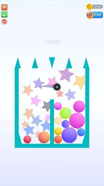 Bounce and pop - Puff Balloon [МОД: Много денег, Монет и Все открыто] Screenshot 5