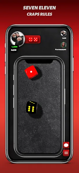 Phone Dice™ Street Dice Game (Фон Дайс Стрит Дайс Гейм) [МОД: Меню, Бесконечные монеты и Открытые уровни] Screenshot 2