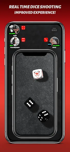 Phone Dice™ Street Dice Game (Фон Дайс Стрит Дайс Гейм) [МОД: Меню, Бесконечные монеты и Открытые уровни] Screenshot 5