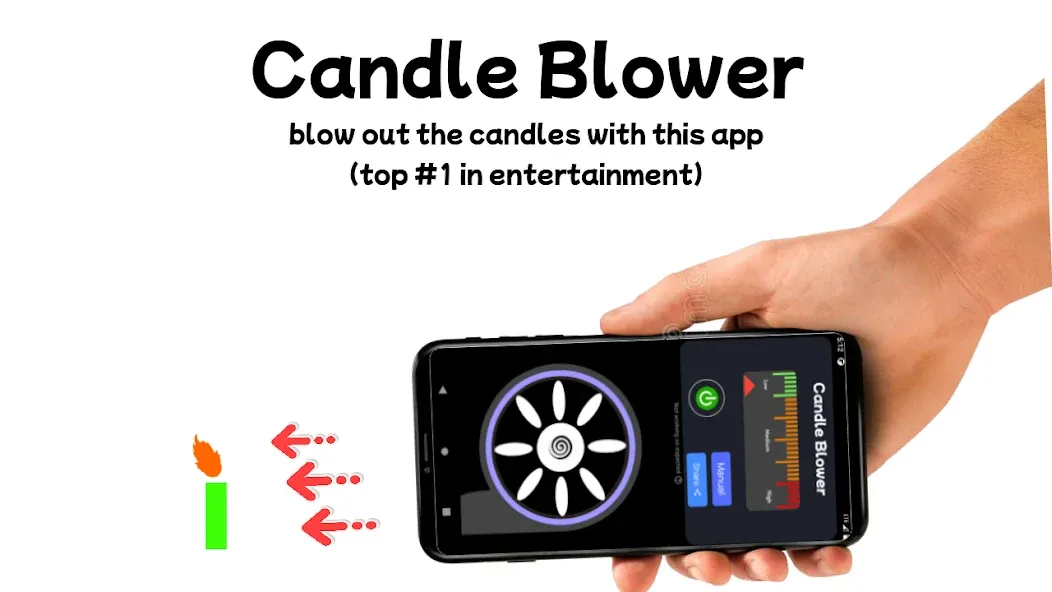 Blower - Candle Blower Lite (Блоуэр) [МОД: Много монет, Открытые уровни и Мега MOD] Screenshot 1
