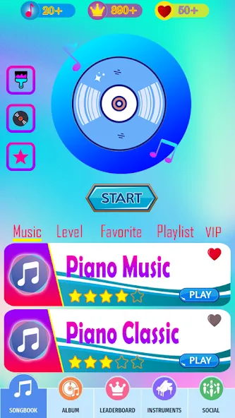 RaptorGamer Piano Tiles (РапторГеймер Пьяно Тайлс) [МОД: Много денег, Монет и Все открыто] Screenshot 1