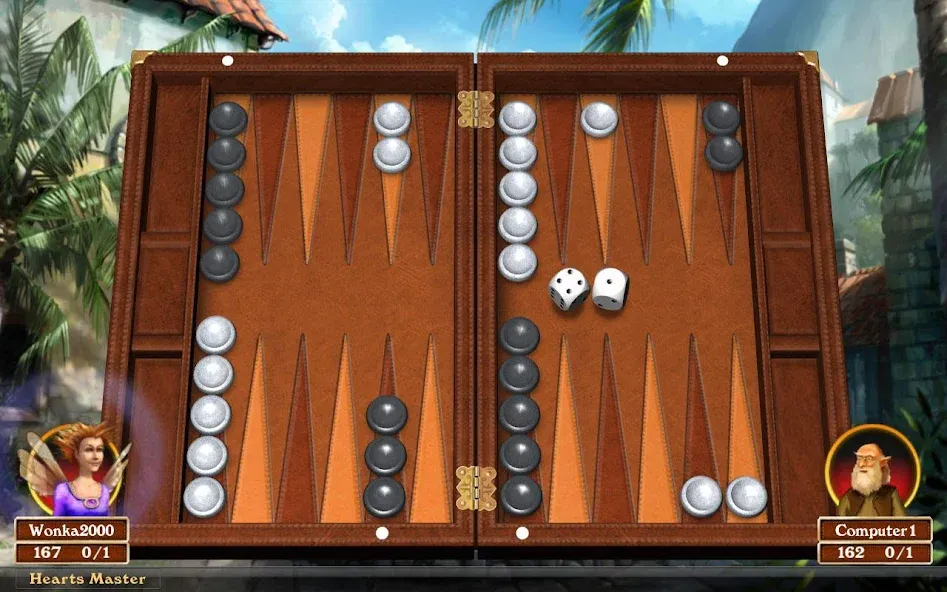 Hardwood Backgammon (Хардвуд Бэкгаммон) [МОД: Бесконечные деньги, Монеты и Мега MOD] Screenshot 1