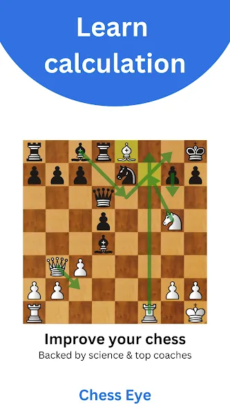 Chess · Visualize & Calculate [МОД: Меню, Бесконечные монеты и Открытые уровни] Screenshot 1
