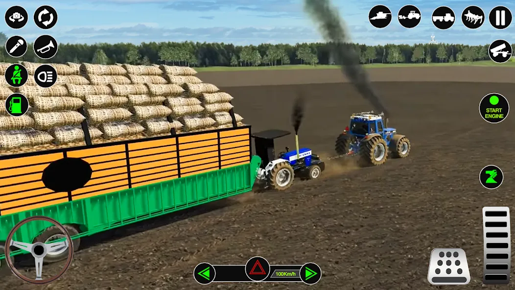 Farming Tractor Simulator Game [МОД: Деньги, Монеты и Меню MOD] Screenshot 2