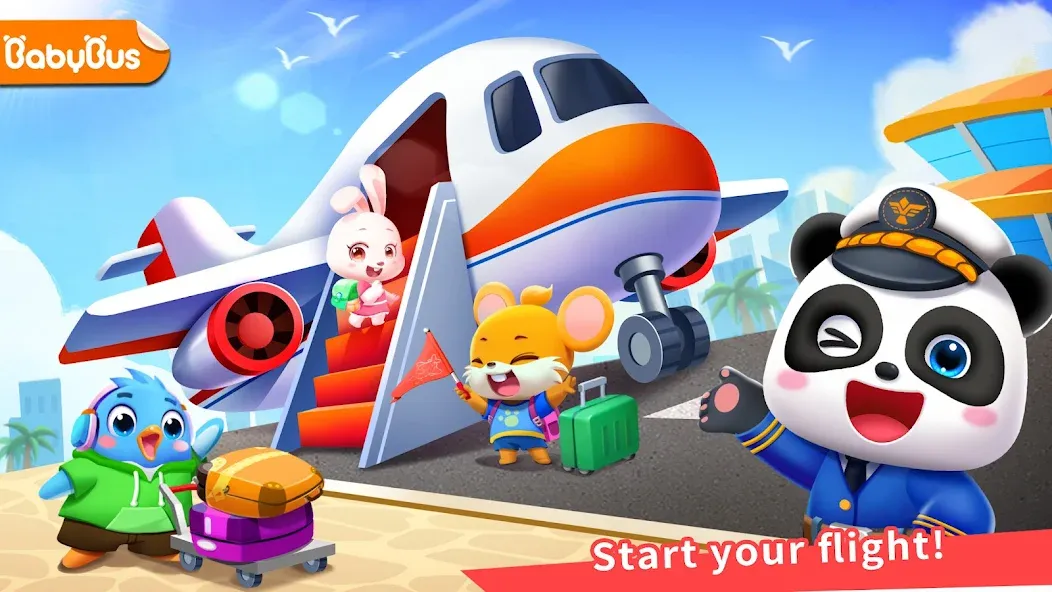 Baby Panda's Airport [MOD: Mega Mod/Меню] - Скриншот 1